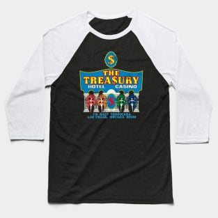 Vintage the Treasury Hotel Casino Las Vegas Baseball T-Shirt